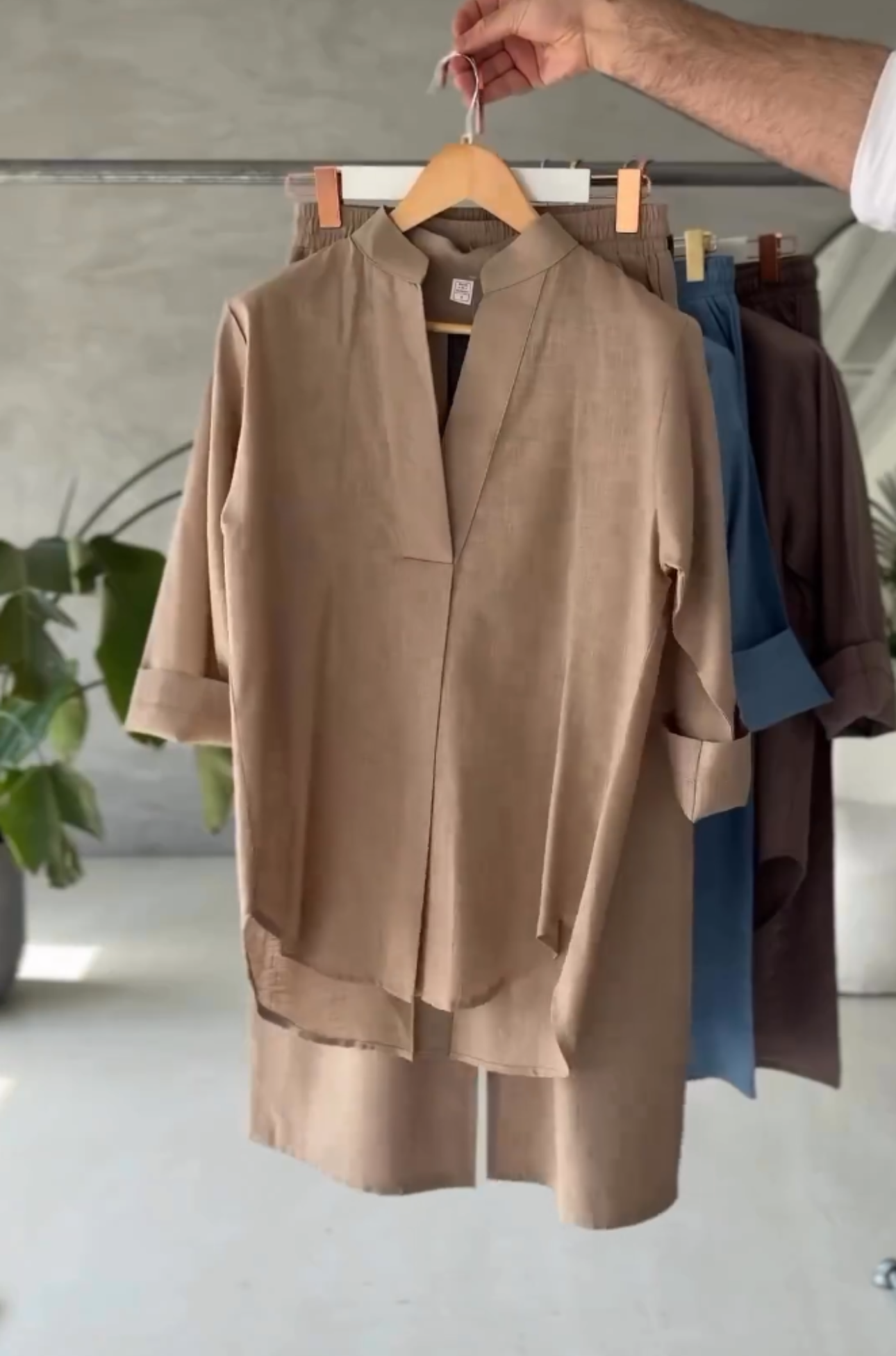 Linen Set Women's | Casual Linen Outfit - Malabis Clothing