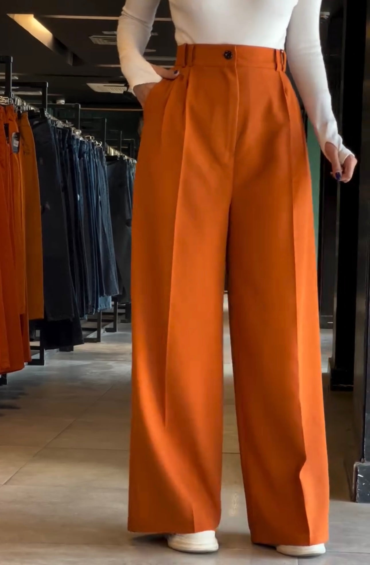 Ladies Wide Leg Pant | Elegant Summer Wear - Malabis