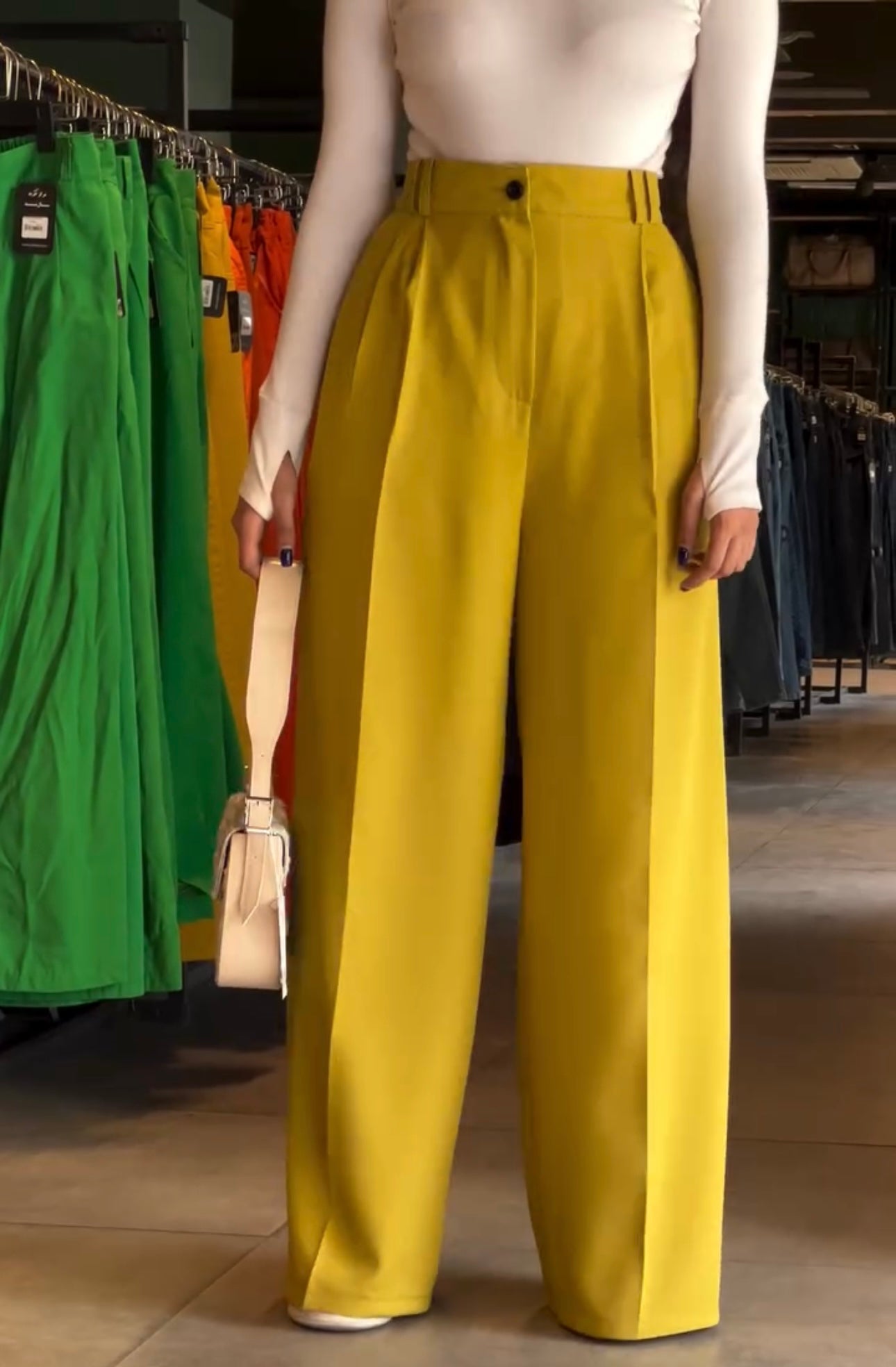 Ladies Wide Leg Pant | Elegant Summer Wear - Malabis