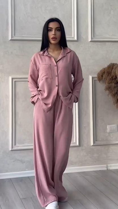 Women's Linen Set | Women's Linen Clothing - Malabis
