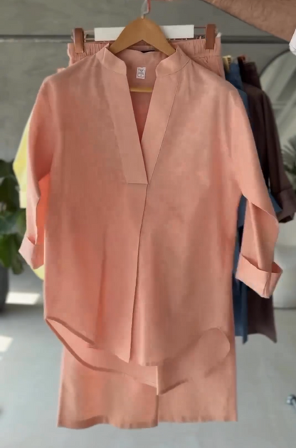 Linen Set Women's | Casual Linen Outfit - Malabis Clothing