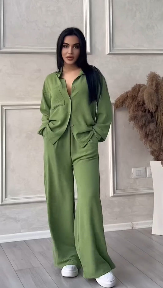 Women's Linen Set | Women's Linen Clothing - Malabis