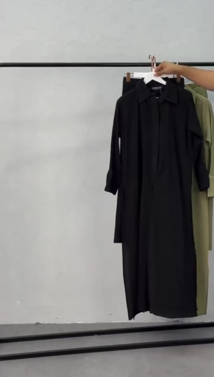 Women Stylish Coat Set | Long Shirt Outfit Set | Luxi Wears