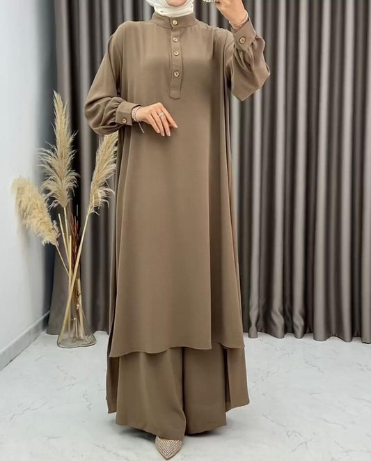 Ladies Long Shirt & Loose Trouser | Shirt & Loose Trouser | Malabis