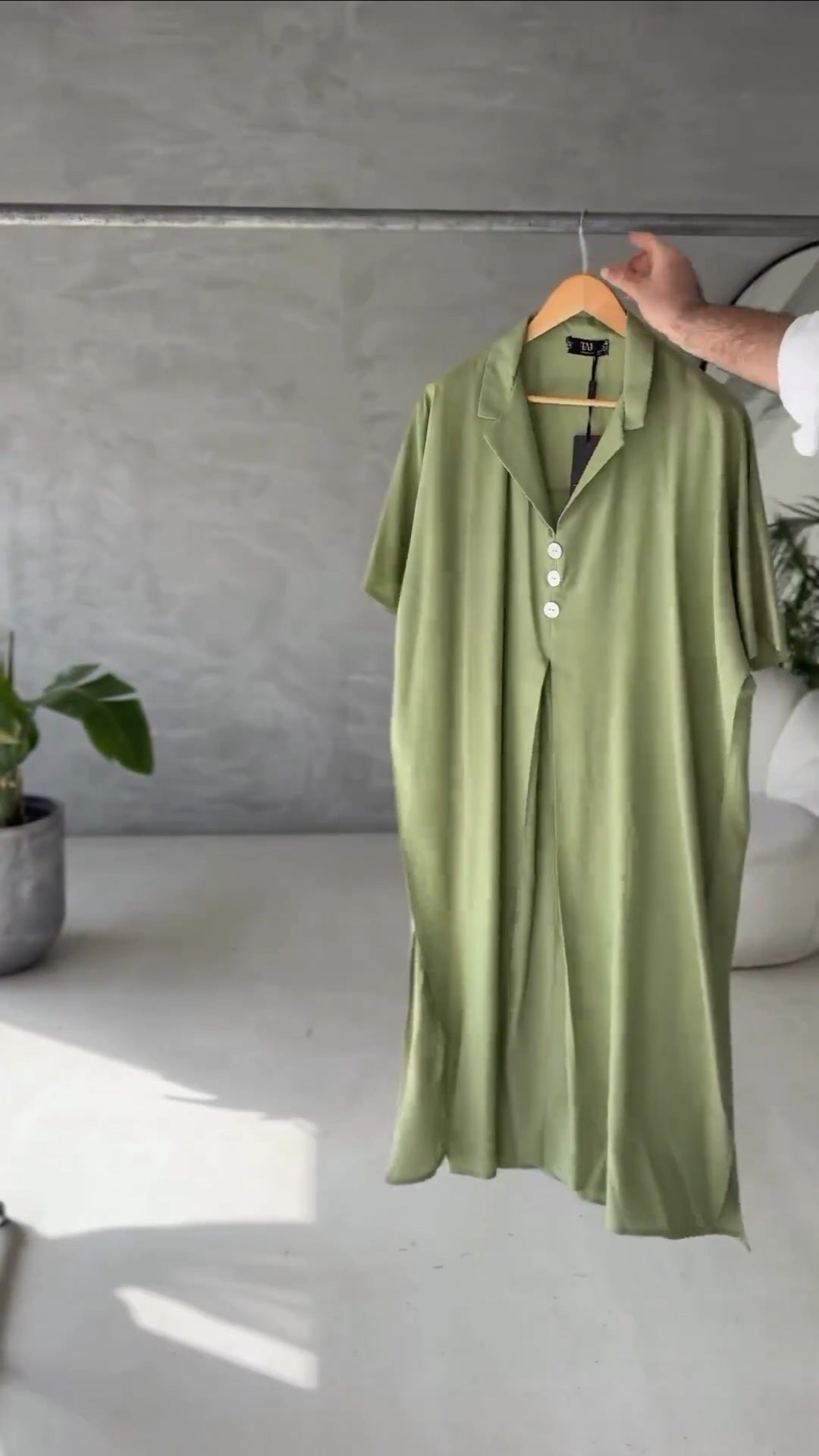 Poly Linen Long Shirt | Women Poly Long Shirt | Luxi Wears
