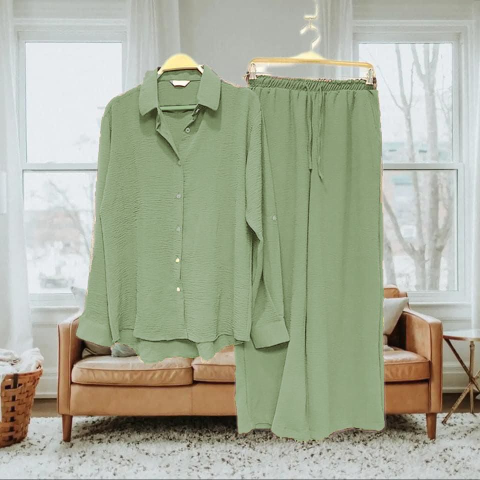 Women's Shirt Plazo Outfit | Chic Summer Set - Malabis 