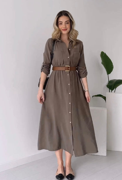 Women's Frock Long Shirt | Chic Fashion Outfit - Malabis