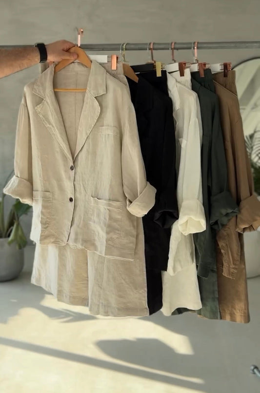 Stylish Women Coat Style Shirt & Plazo Set | Malabis