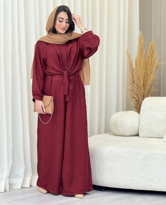 Malabis Women Linen Jumpsuit | Stylish Summer Jump Set