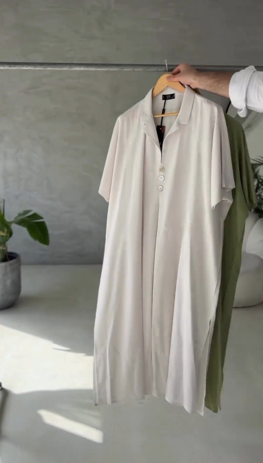 Poly Linen Long Shirt | Women Poly Long Shirt | Luxi Wears