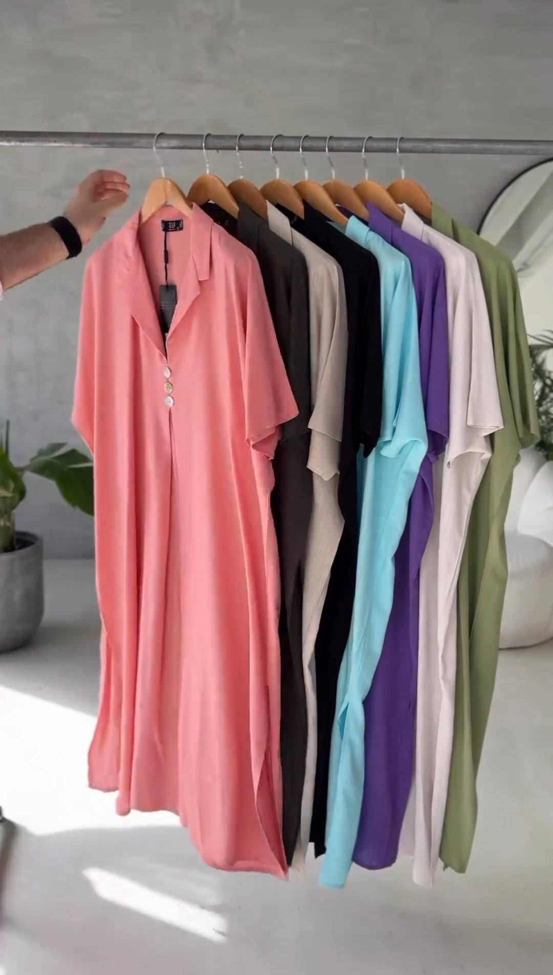 Poly Linen Long Shirt | Women Poly Long Shirt | Luxi Wears