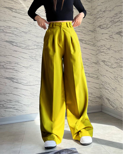Women Wide Leg Trouser | Stylish Summer Pants - Malabis