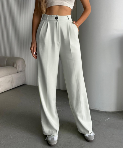 Ladies Wide Leg Pant | Elegant Summer Wear - Malabis 